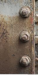 Photo Textures of Metal Rivets and Fasteners